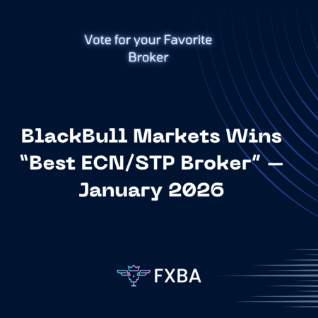 BlackBull Markets Wins “Best ECN/STP Broker” – January 2026